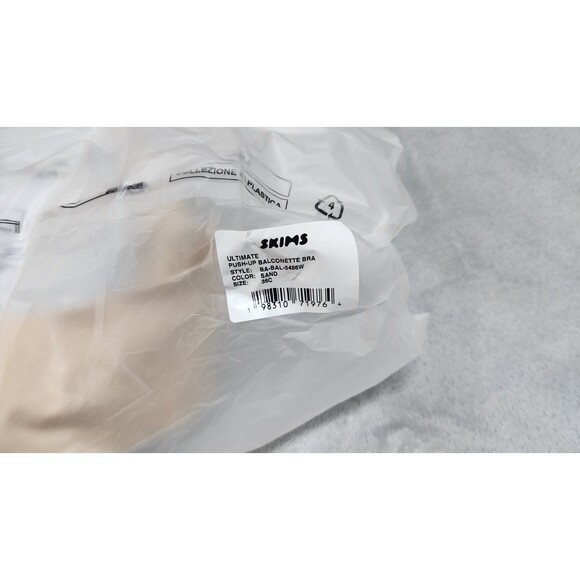 Skims Sand Beige 36C Ultimate Push Up Balconette Bra Ba-BAL-5486W NWT - Picture 3 of 4
